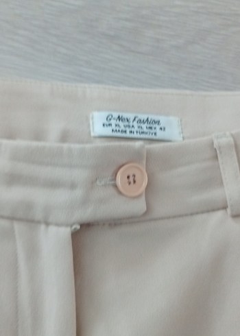 Diğer Bej Midi Kadın Kumaş Pantolon