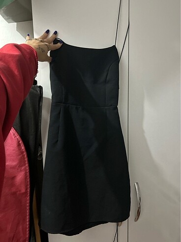 Siyah mini elbise