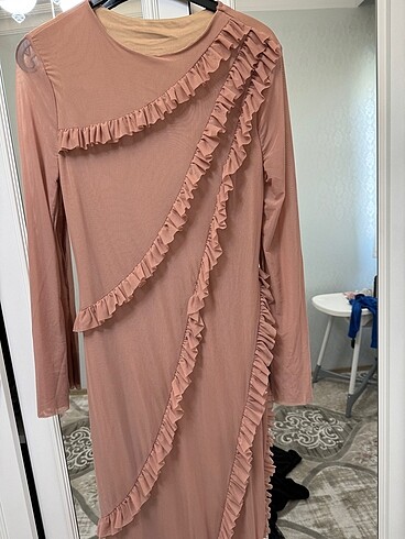 Sheinside Yepyeni tül abiye elbise