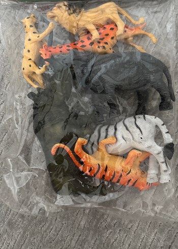 Koyu Tonlu Safari Hayvan Figürleri Seti - Görsel 3