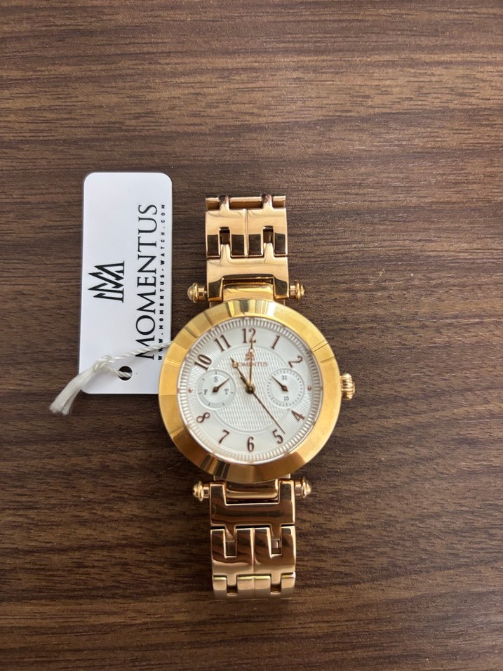 Klasik Şıklık Altın Kadın Kol Saati - Görsel 2