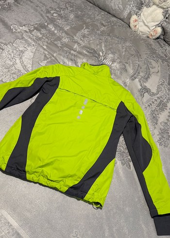 Yeşil Gri Fermuarlı Kadın Ceket - Görsel 8