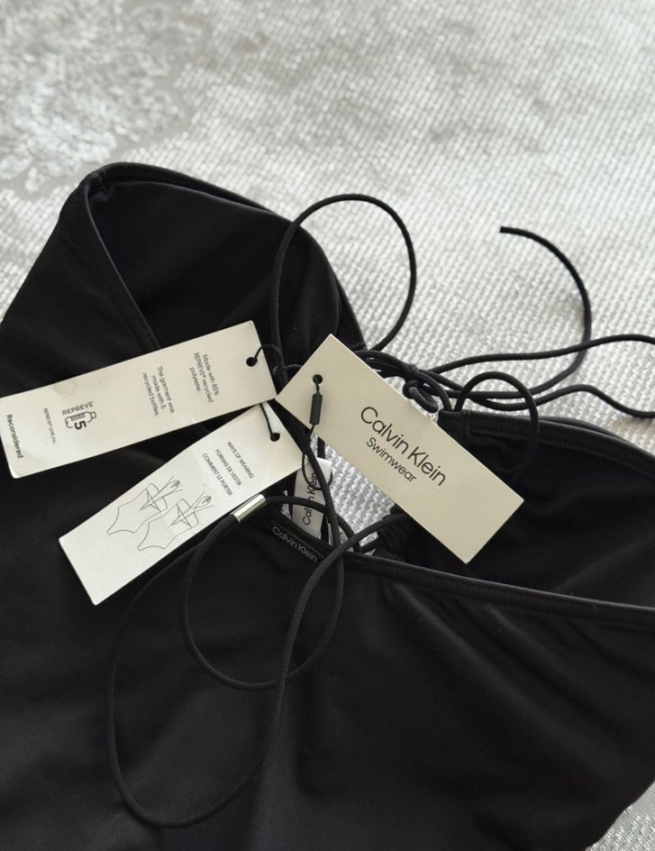 Siyah Calvin Klein Kadın Mayo - Görsel 5