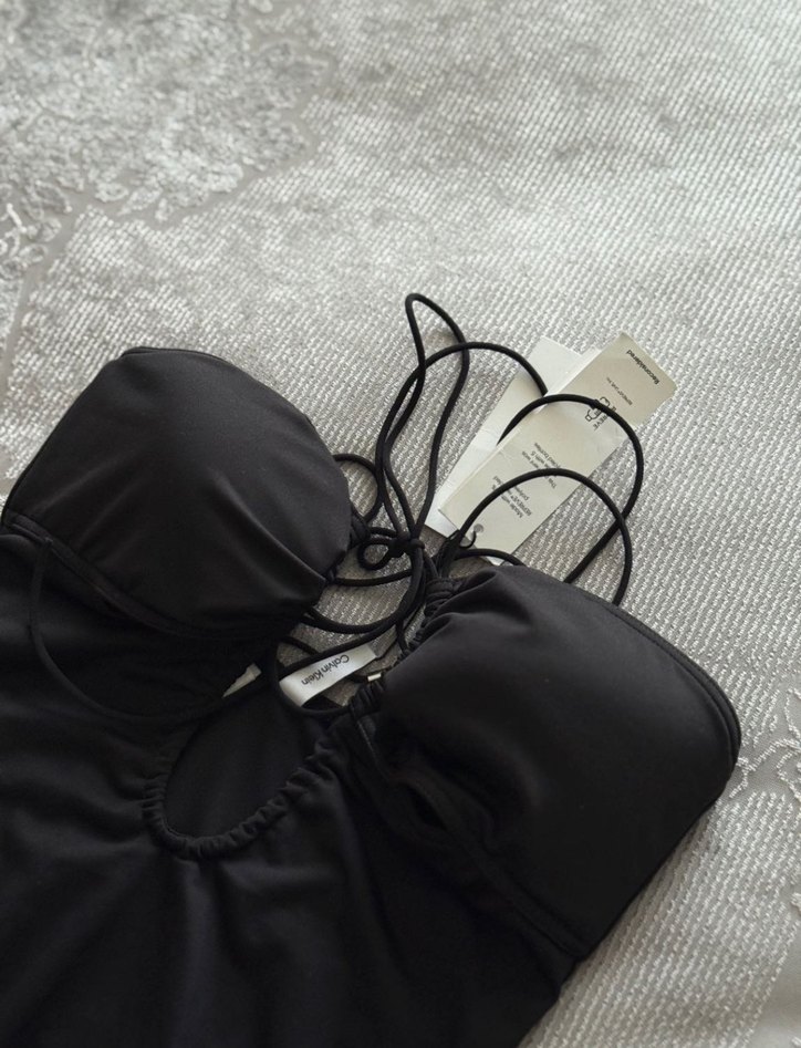 Siyah Calvin Klein Kadın Mayo - Görsel 4