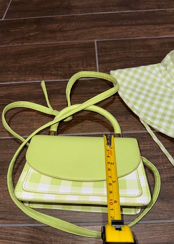 Minimalist Yeşil  Çanta ve Şapka - Görsel 3