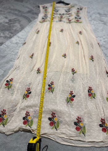 Zara Şifon elbise - Görsel 4