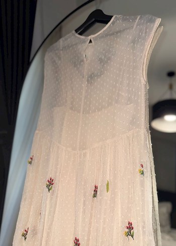 Zara Şifon elbise - Görsel 3