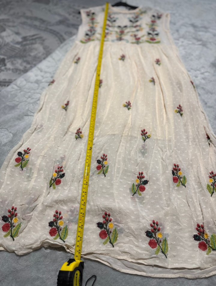 Zara Şifon elbise - Görsel 4