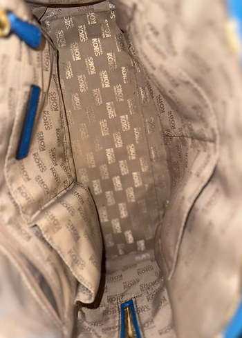 Mavi Michael Kors Deri Çanta - Görsel 6