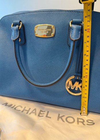 Mavi Michael Kors Deri Çanta - Görsel 3