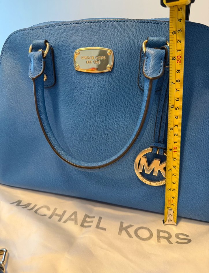 Mavi Michael Kors Deri Çanta - Görsel 3