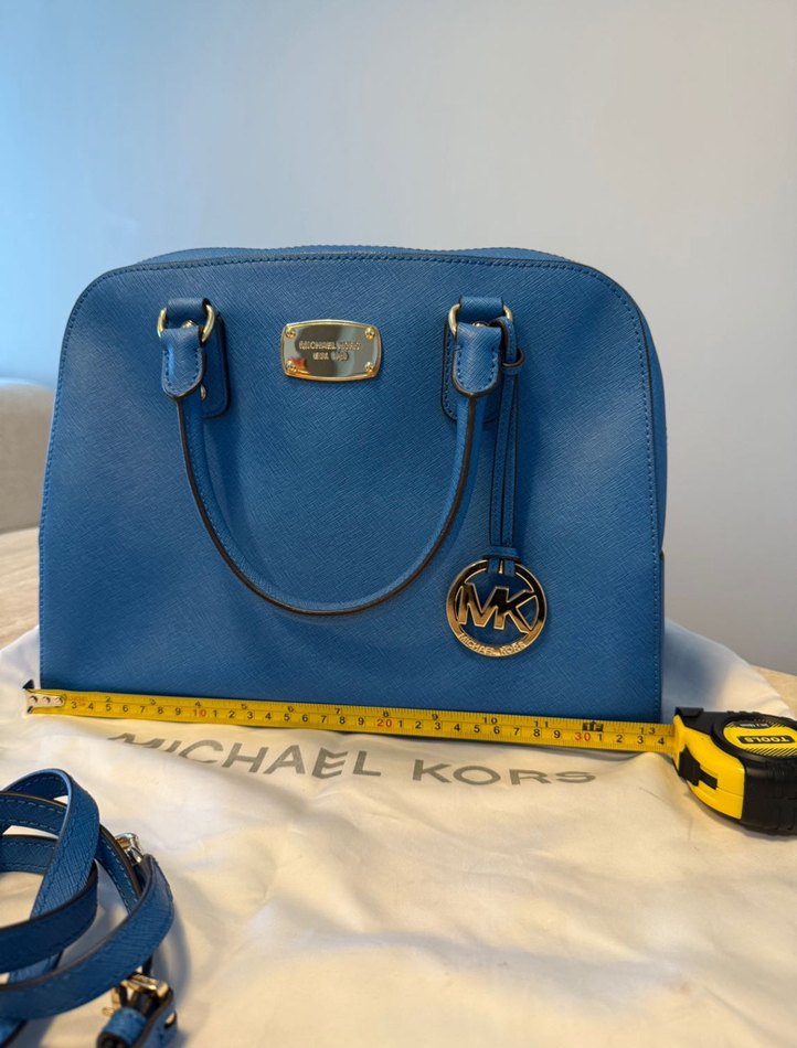 Mavi Michael Kors Deri Çanta - Görsel 2
