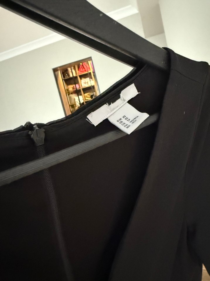 H&M Kadın Siyah Uzun Tulum - Görsel 5