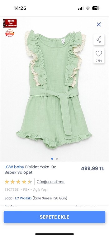 Bebek tulum 6-9 ay