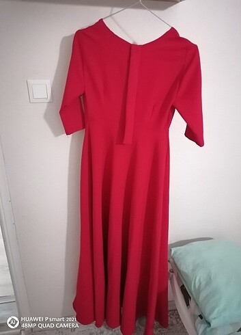 s Beden kırmızı Renk Kadın Kırmızı Elbise