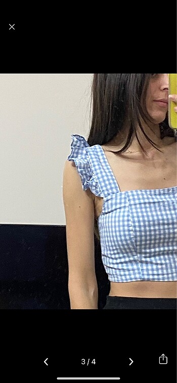 xs Beden Crop üst