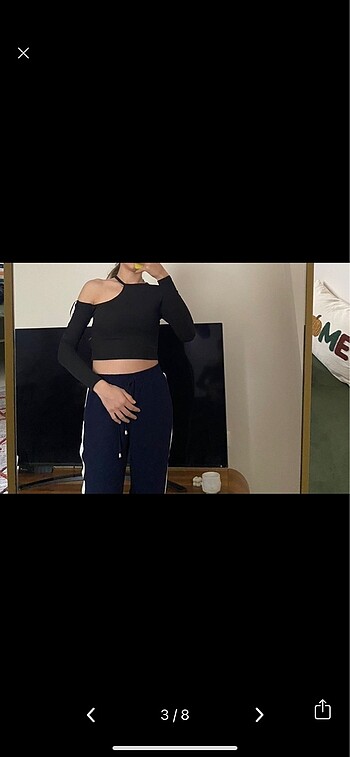 xs Beden Crop üst