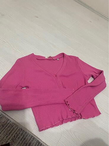 Crop hırka