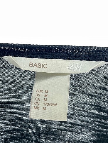 m Beden siyah Renk H&M Bluz %70 İndirimli.