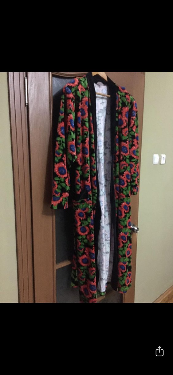 Nasateks Çiçek Desenli Uzun Bohem Kadın Kimono&Sabahlık - Görsel 2