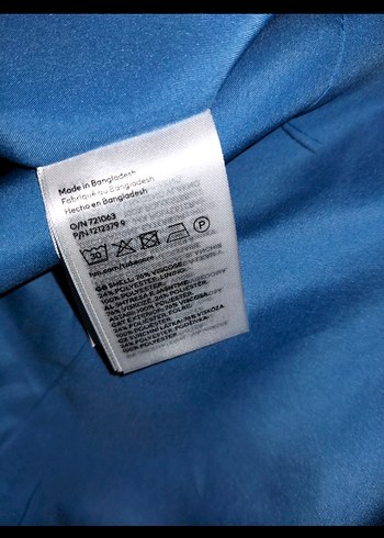 H&M Mavi Düğmeli Kadın Blazer Ceket - Görsel 5