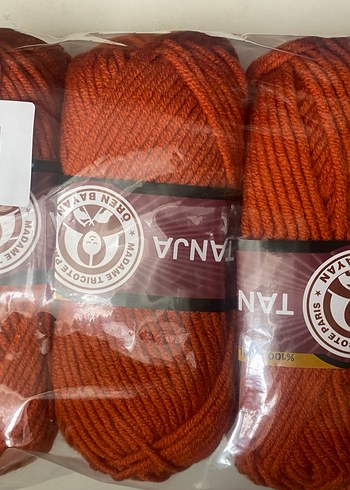 Ören Tanja El Örgü Ipi 107 Kiremit - Görsel 5