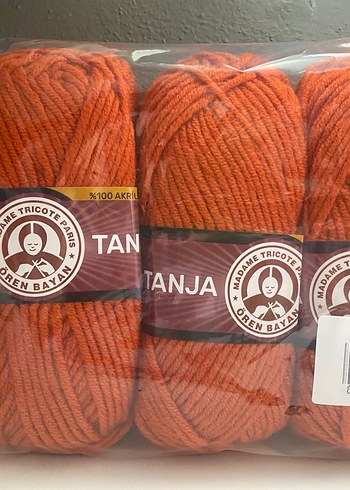 Ören Tanja El Örgü Ipi 107 Kiremit - Görsel 4