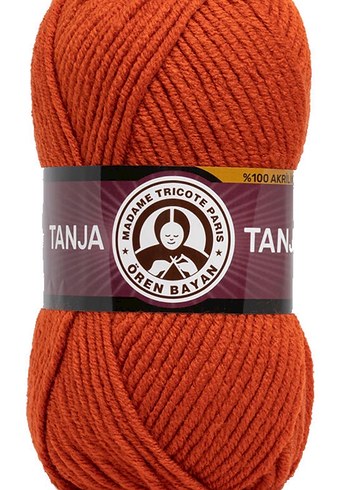 Ören Tanja El Örgü Ipi 107 Kiremit - Görsel 2