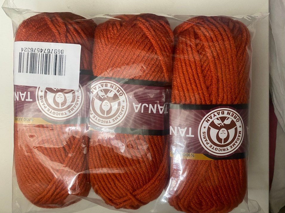 Ören Tanja El Örgü Ipi 107 Kiremit - Görsel 5