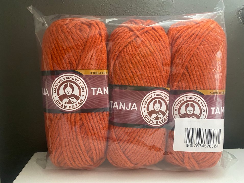 Ören Tanja El Örgü Ipi 107 Kiremit - Görsel 4