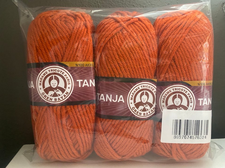 Ören Tanja El Örgü Ipi 107 Kiremit - Görsel 3