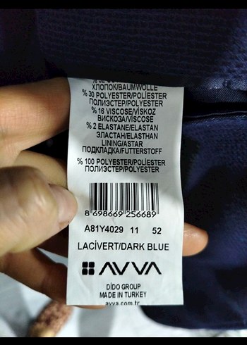 Avva Erkek Lacivert Blazer&Ceket - Görsel 5