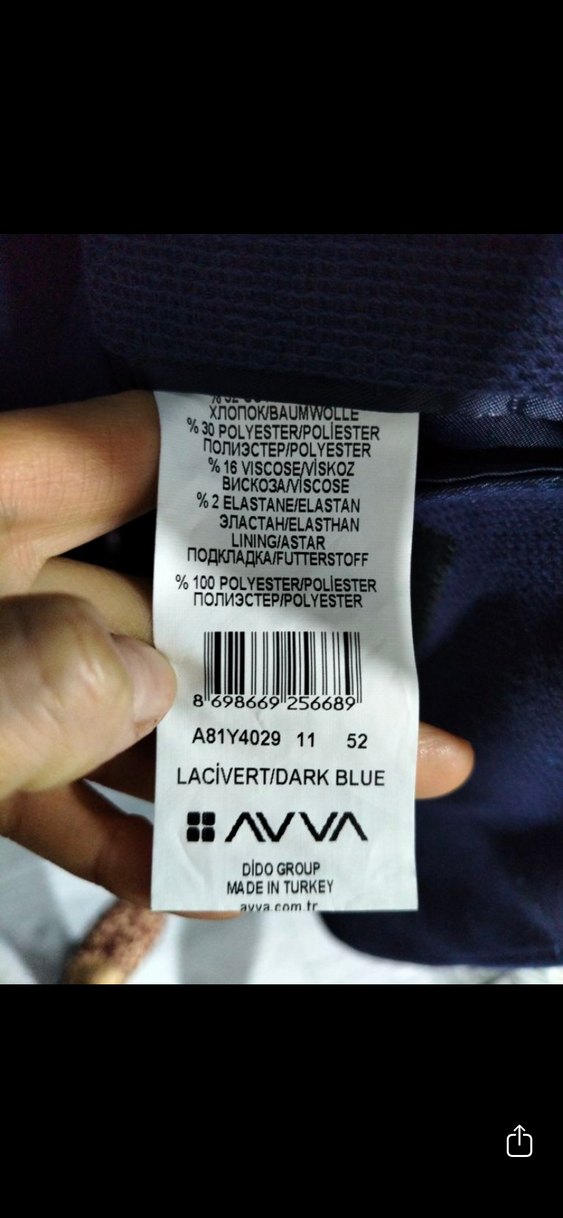 Avva Erkek Lacivert Blazer&Ceket - Görsel 5