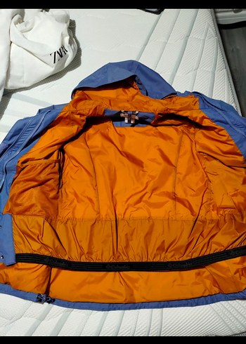 Columbia Mavi Kapüşonlu Kayak Montu Orijinal üründür - Görsel 3