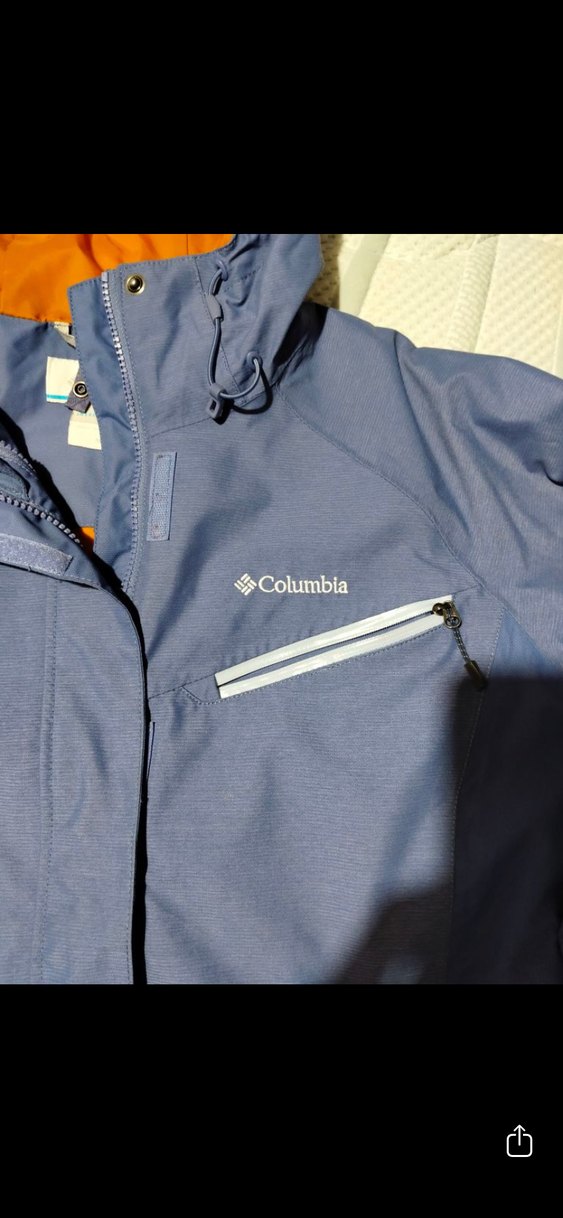 Columbia Mavi Kapüşonlu Kayak Montu Orijinal üründür - Görsel 4