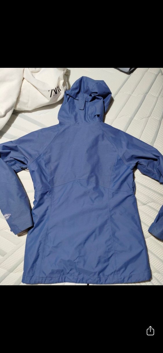 Columbia Mavi Kapüşonlu Kayak Montu Orijinal üründür - Görsel 2