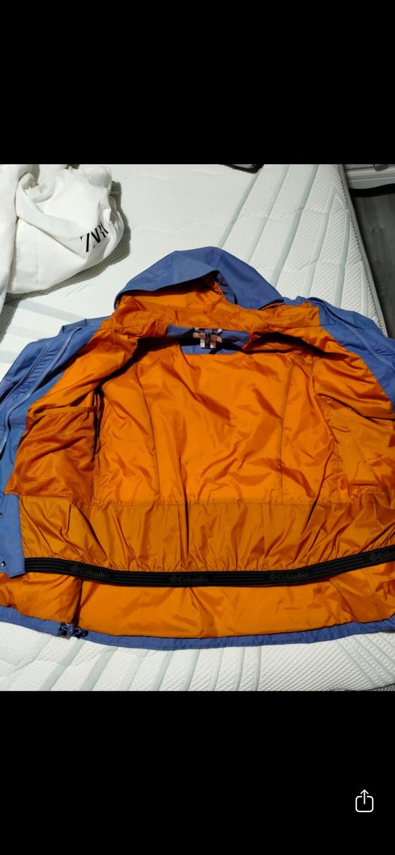 Columbia Mavi Kapüşonlu Kayak Montu Orijinal üründür - Görsel 3