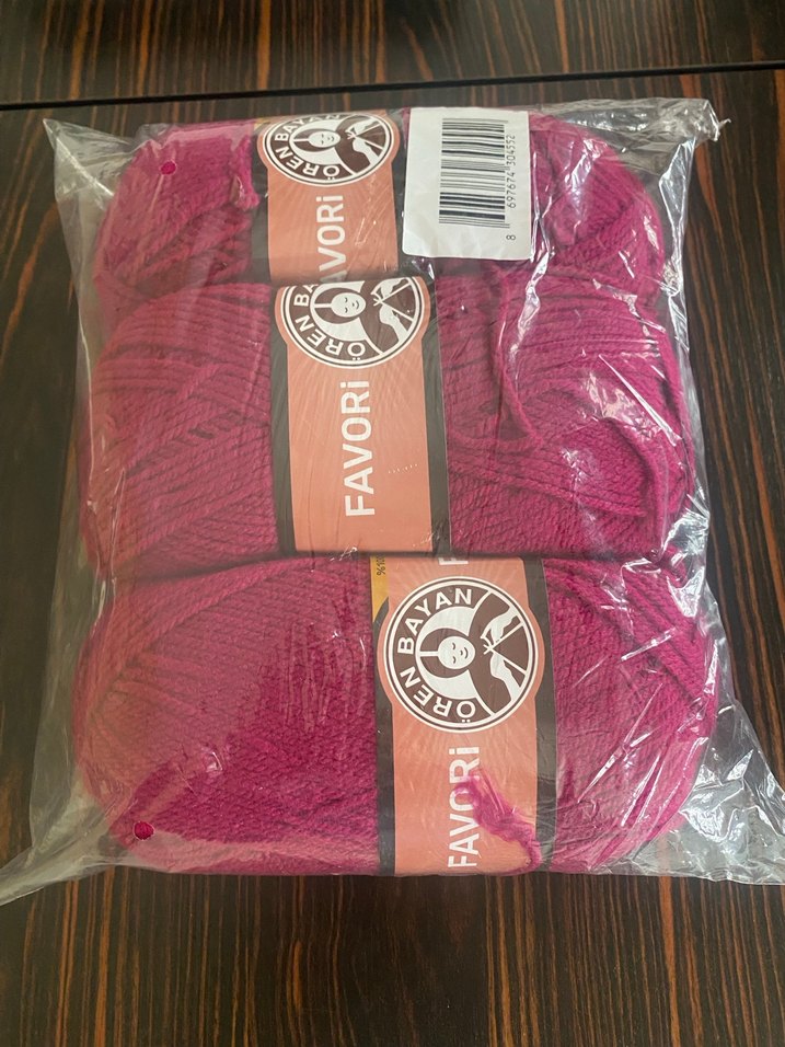 Ören Bayan Favori El Örgü İpi Mürdüm 103 - Görsel 5