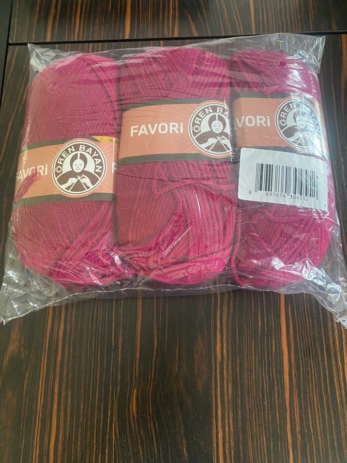 Ören Bayan Favori El Örgü İpi Mürdüm 103 - Görsel 2