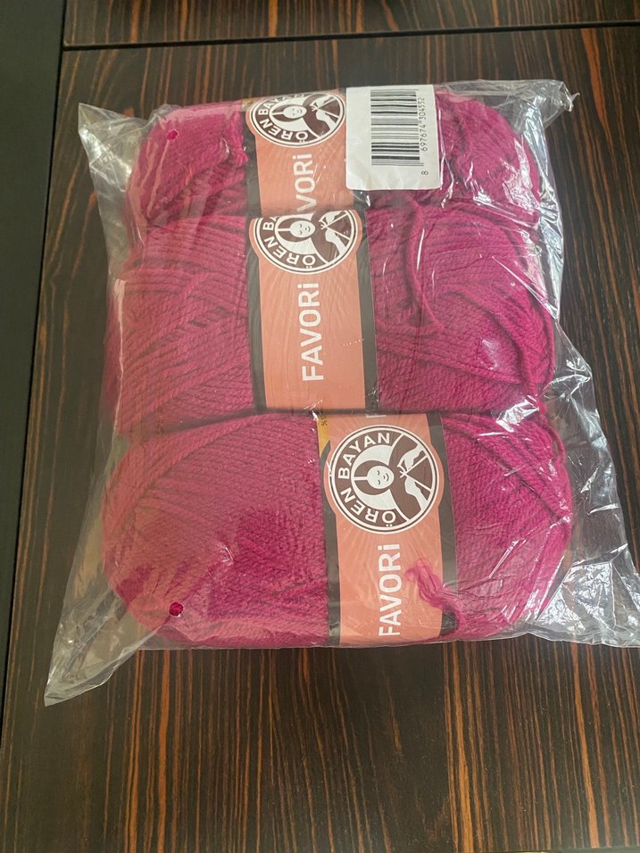 Ören Bayan Favori El Örgü İpi Mürdüm 103 - Görsel 4