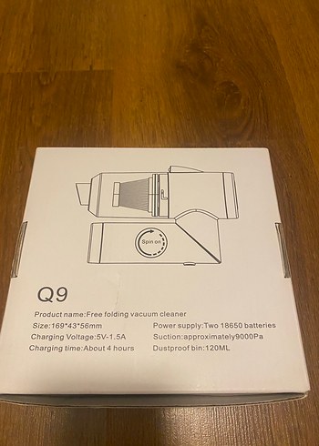 HASUBA Model: HS-23 Q9 Katlanabilir 90° Şarjlı Araç Süpürgesi - Görsel 5