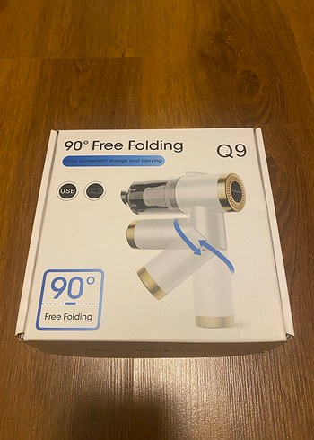 HASUBA Model: HS-23 Q9 Katlanabilir 90° Şarjlı Araç Süpürgesi - Görsel 2