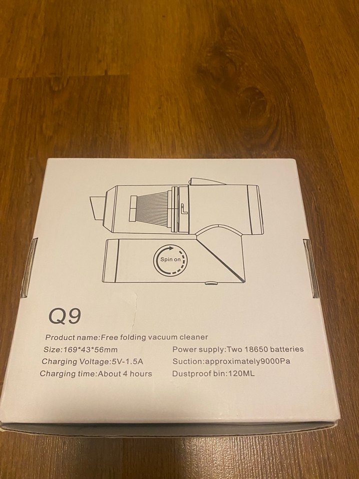 HASUBA Model: HS-23 Q9 Katlanabilir 90° Şarjlı  Araç Süpürgesi - Görsel 5