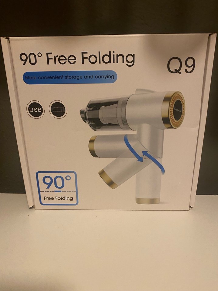 HASUBA Model: HS-23 Q9 Katlanabilir 90° Şarjlı  Araç Süpürgesi - Görsel 3