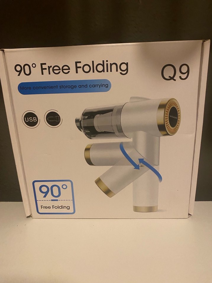 HASUBA Model: HS-23 Q9 Katlanabilir 90° Şarjlı  Araç Süpürgesi - Görsel 4