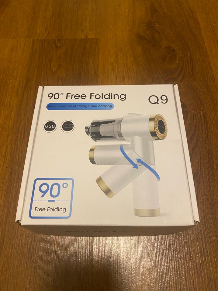 HASUBA Model: HS-23 Q9 Katlanabilir 90° Şarjlı  Araç Süpürgesi - Görsel 2