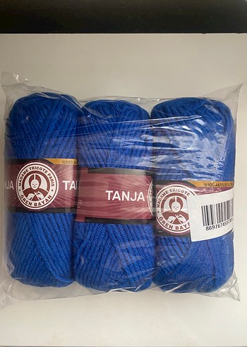 Ören Bayan Tanja El Örgü İpi 016 Koyu Mavi - Görsel 3