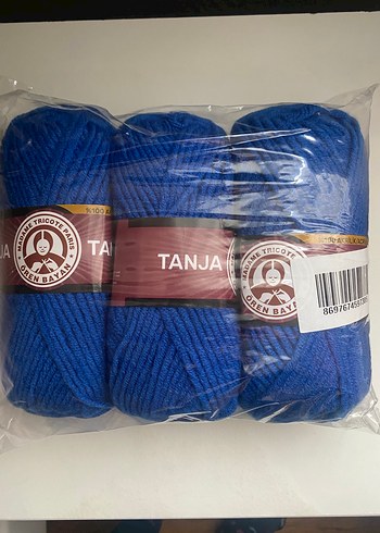 Ören Bayan Tanja El Örgü İpi 016 Koyu Mavi - Görsel 2