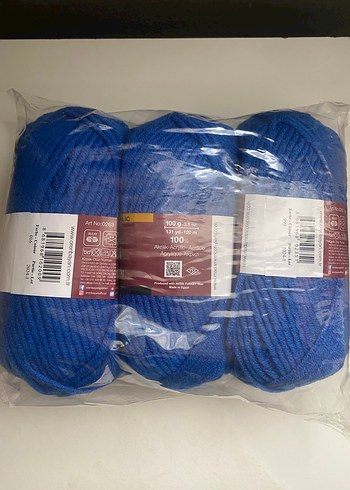 Ören Bayan Tanja El Örgü İpi 016 Koyu Mavi - Görsel 5