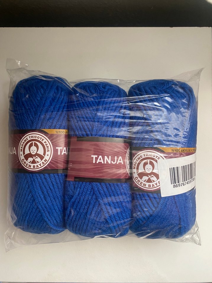Ören Bayan Tanja El Örgü İpi 016  Koyu Mavi - Görsel 3